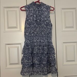 1. State Blue Mock Neck Sundress